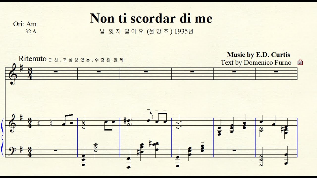 non ti scorsar di me