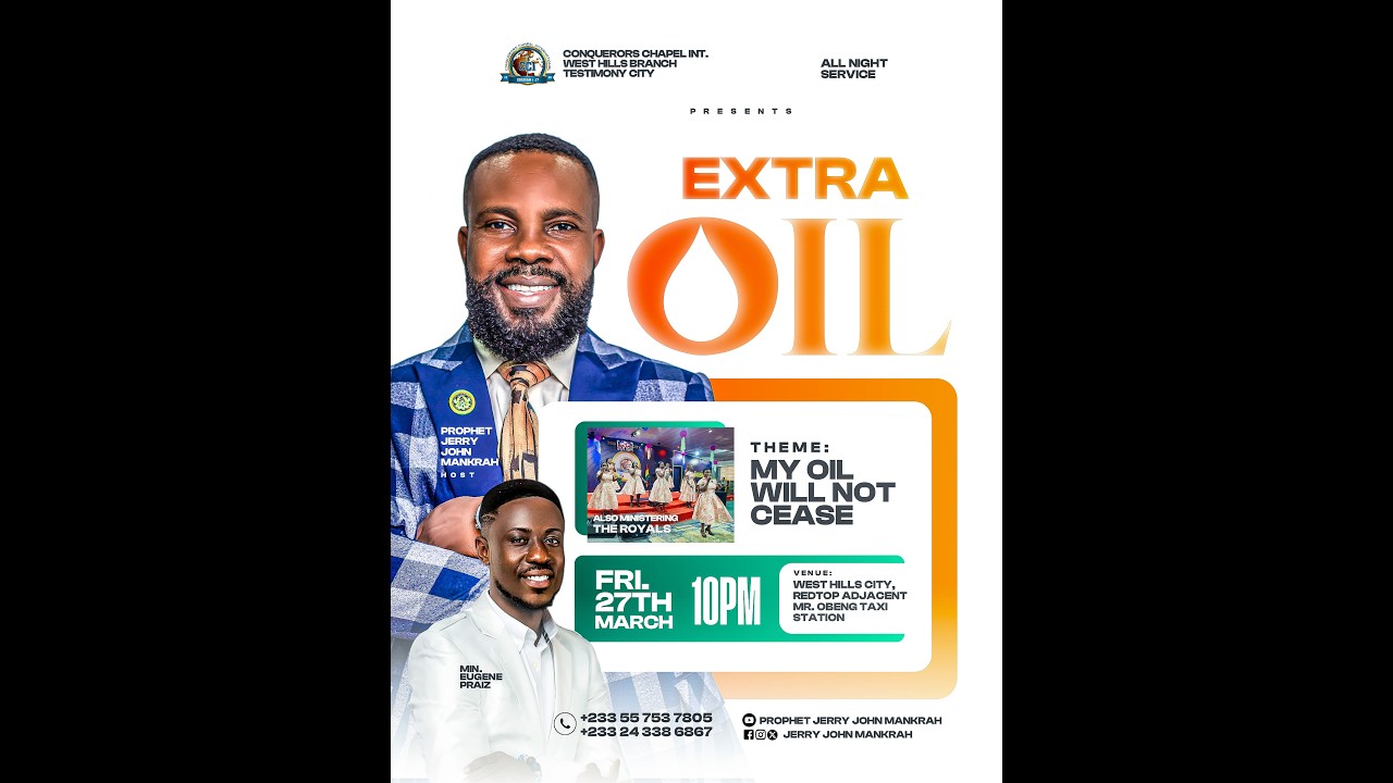 EXTRA OIL ALLNIGHT SERVICE || 27/ 03 /2026 - YouTube