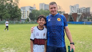 Exciting football training by Argentinian coach & Jamal Buyan (Growing Up Club)
