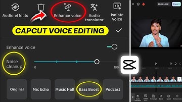 Capcut Voice Editing Tutorial | How To Edit Voice In Capcut | Capcut Voice Effects Audio Editing