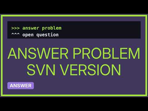 Syncing a directory with an SVN repository (2 Solutions!!)