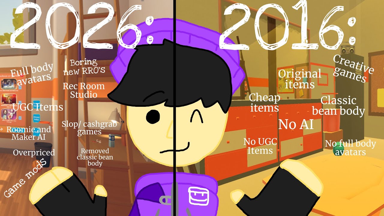 Playing the Current Verion of Rec Room VS The old 2019 Rec Room! - YouTube