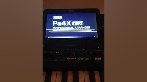 Korg pa 4x problem