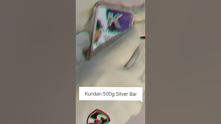 Kunan 500g Silver bar #kundan #love #silver #newmusic #remix #genz #bullion