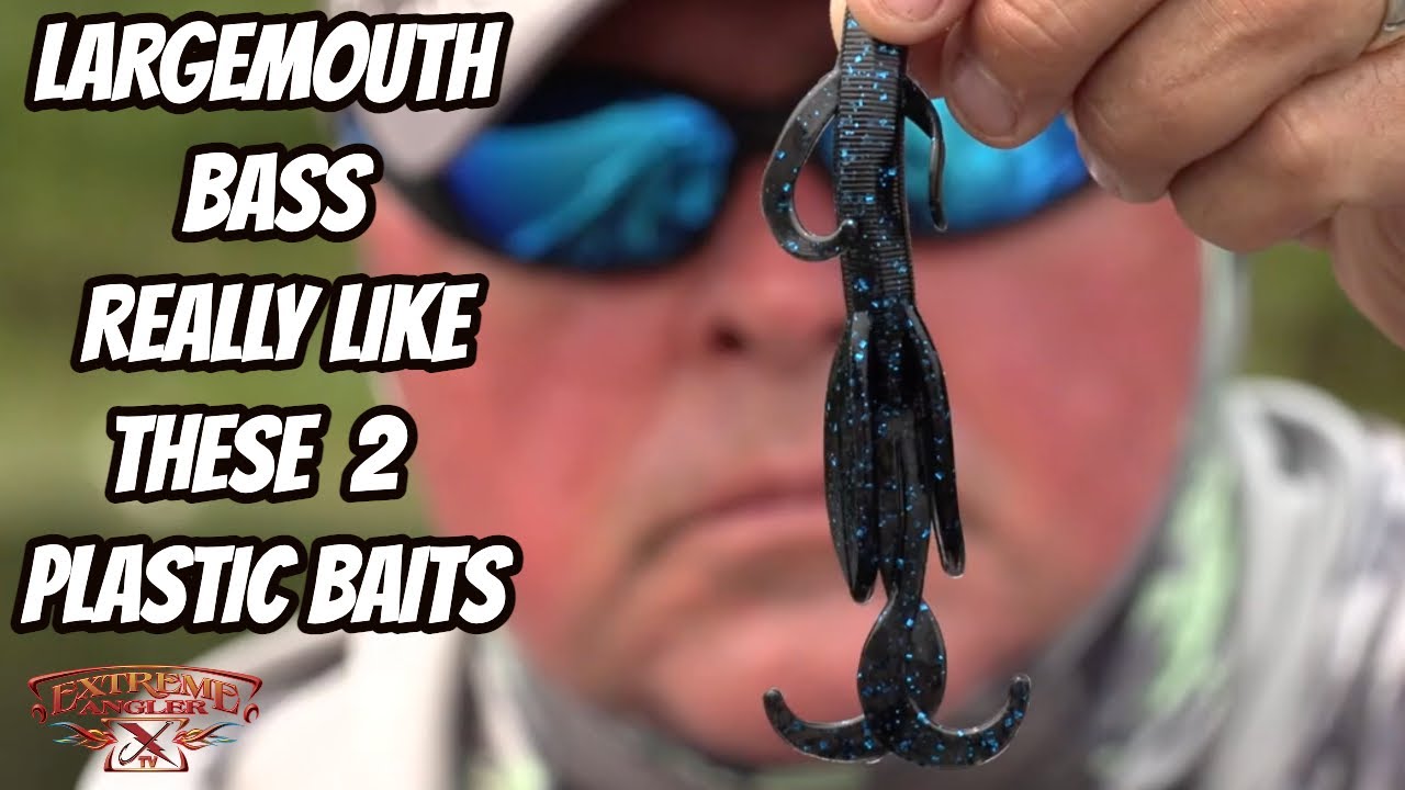 LARGEMOUTH BASS REALLY LIKE THESE 2 BAITS- Catching big bass