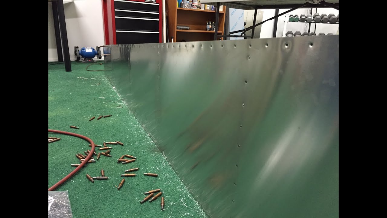 Sonex Aircraft Build Video 48 Countersinking Longerons, Dimple Dying
