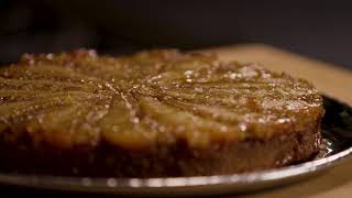 Brown Butter Pear Upside Down Cake