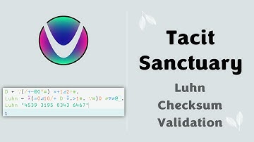 Luhn checksum validation in Uiua
