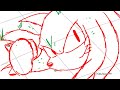 Knuckles punches a nuke