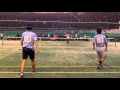 ★ソフトテニス　高校近畿インドア2016　男子　個人戦　決勝戦　谷口・三輪（高田商業高校）ー上岡・広岡（上宮高校）(下視点)