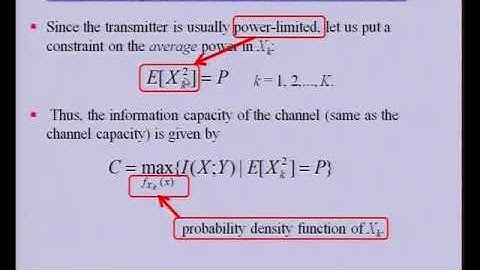 Gaussian Channel and Information Capacity Theorem