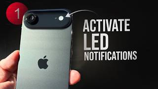 How to Activate LED Flash Notifications on iPhone (tutorial)