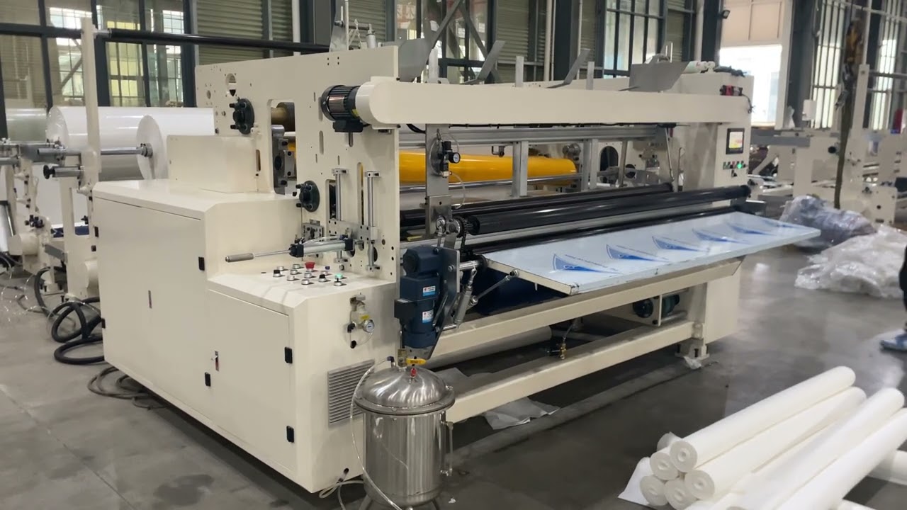 Coreless toilet tissue paper bath tissue making machine YouTube