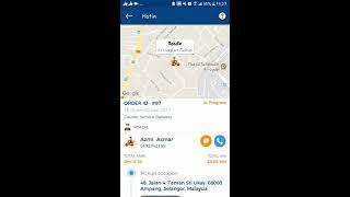 How to use Bungkusit for courier service 3 way location system. screenshot 1