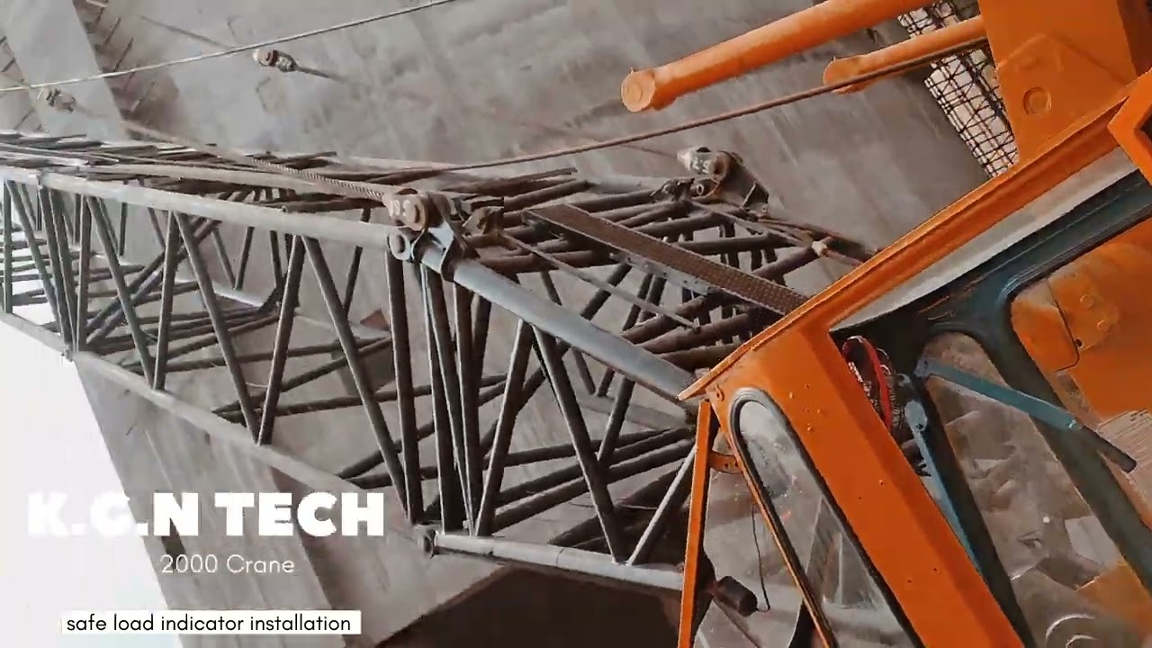 safe Load Indicators For Crawler Crane Demag TC 2000 || KGN TECH sli || Touch Display
