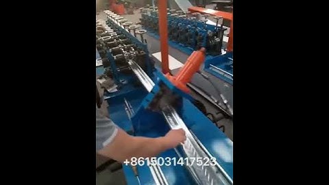 High speed Europe style omega profile forming machine