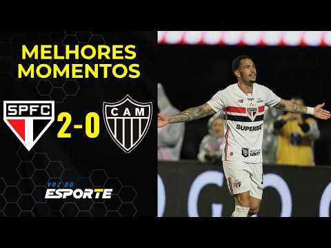 SÃO PAULO 2 X 0 ATLÉTICO-MG | GOLS DE LUCIANO E IAGO | FIM DA INVENCIBILIDADE DO GALO | BRASILEIRÃO