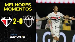 SÃO PAULO 2 X 0 ATLÉTICO-MG | GOLS DE LUCIANO E IAGO | FIM DA INVENCIBILIDADE DO GALO | BRASILEIRÃO