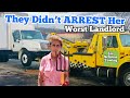 CAN'T BELIEVE THEY DIDN'T ARREST HER ... Cops Called On Landlord / Landlord vs Tenant