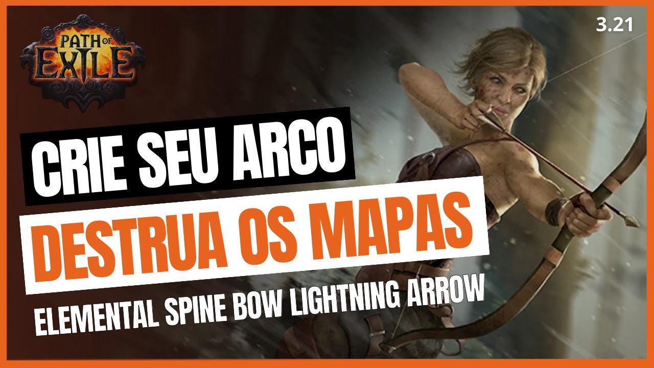 PoE 3.21 - Dia 31 - Craft do arco elemental Spine Bow do barato ao mais ...