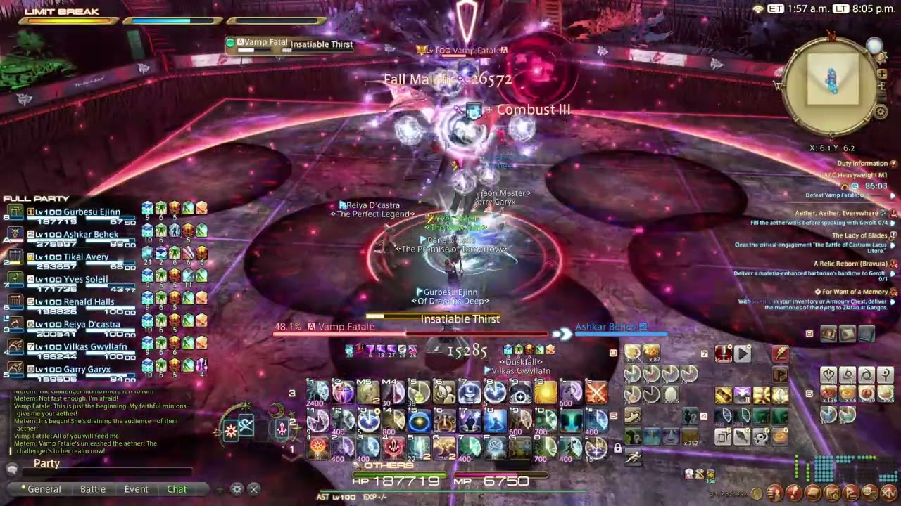 FFXIV AAC Heavyweight M1 Synced in 6:50 World Record