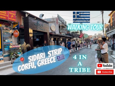 What's on at Sidari Strip, Corfu, Greece | July 2022 Walking Tour | Greek Holiday #greece #corfu