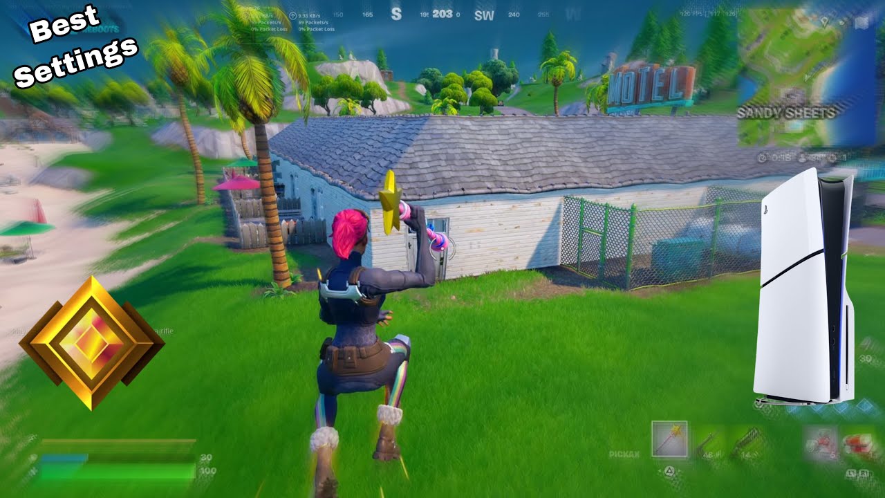 New BEST Settings in Fortnite PS5 120fps Aimbot/Settings