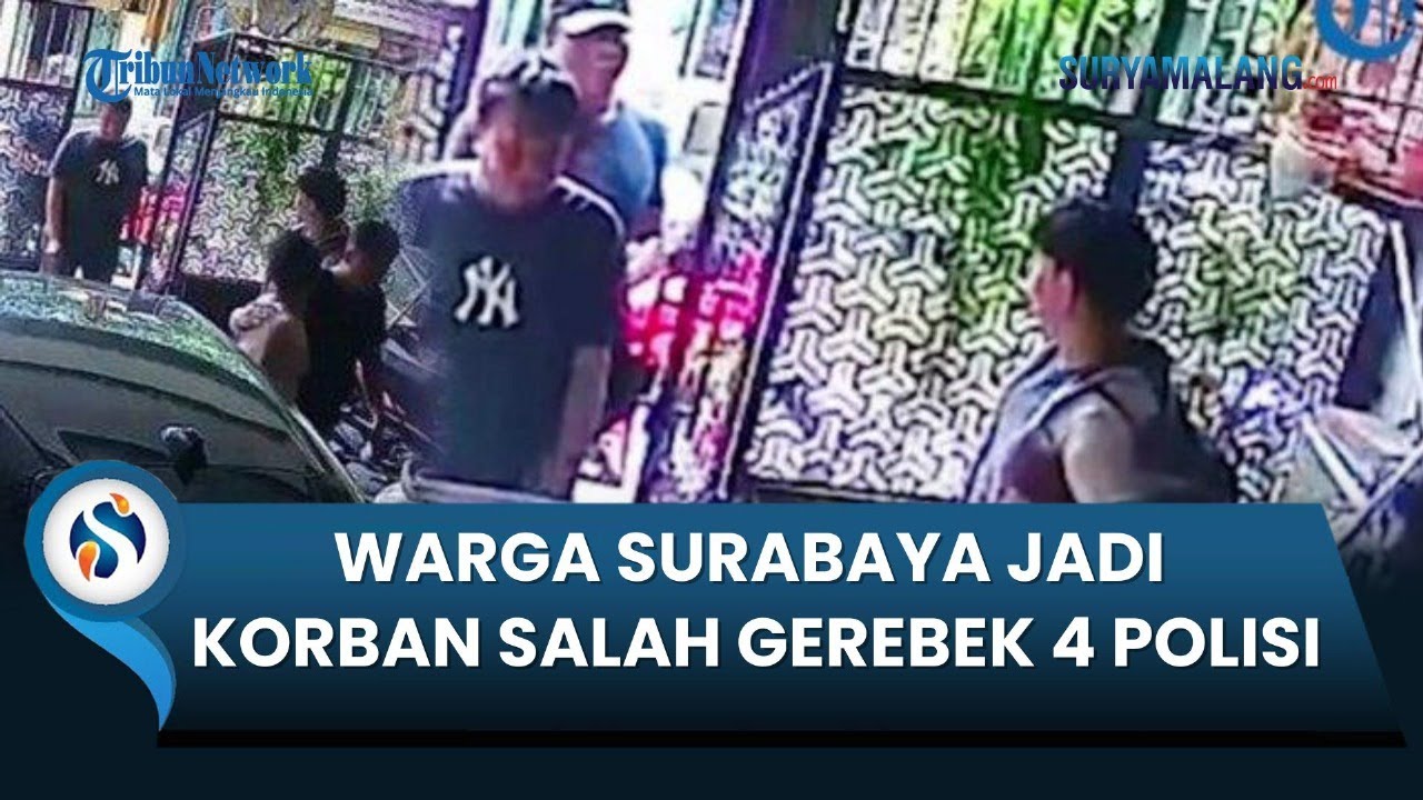 4 POLISI SALAH GEREBEK RUMAH di Surabaya, Tuduh Warga Pakai Narkoba, Ibu Korban Syok