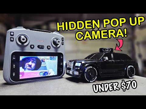 RC CAR WITH HIDDEN FPV CAMERA THAT POPS UP AND ROTATES - WTF!