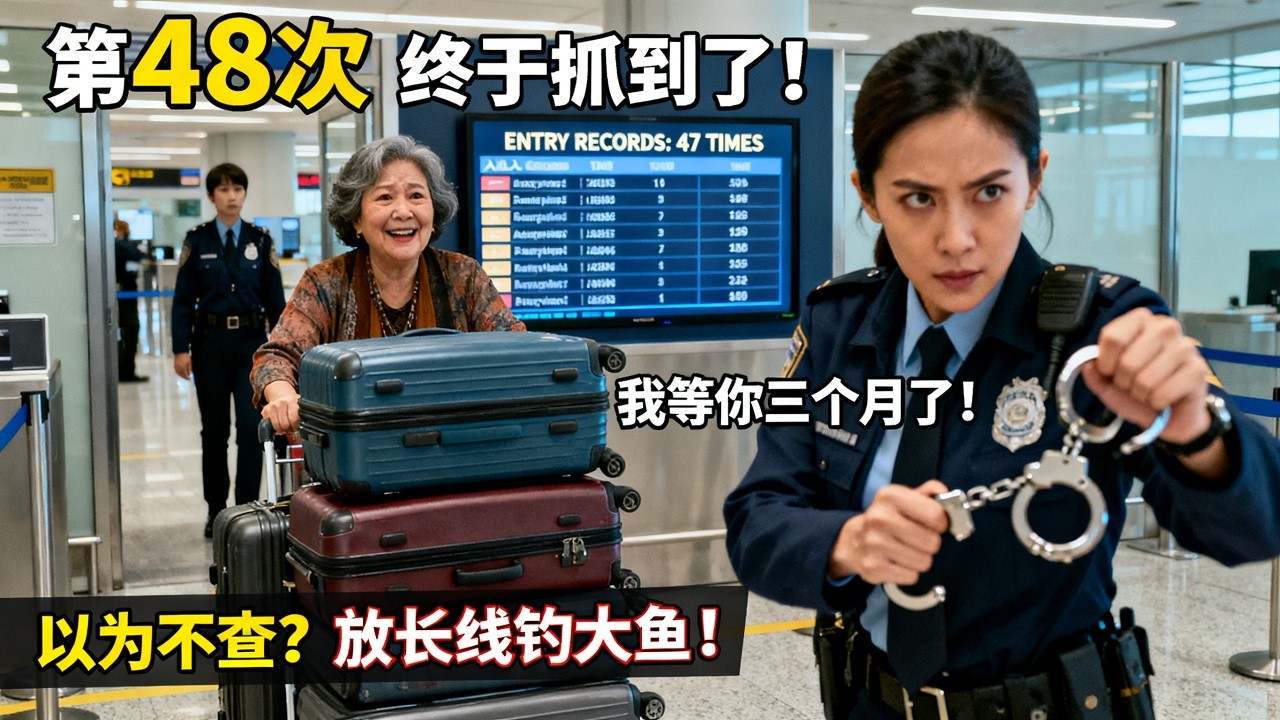 中国大妈47次入境美国从没被查，第48次刚说