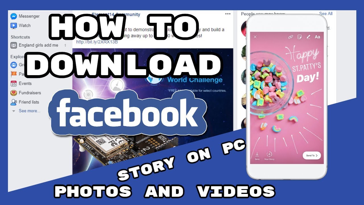 facebook download story