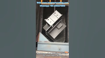 Hook type shot blasting machine for steel fabrications #shotblastingmachine