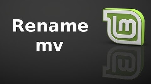 How to rename a directory via command line in Linux Mint (Ubuntu)