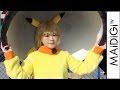 コミケコスプレ「ポケットモンスター」ピカチュウがモンスターボールから登場！　「コミケ89」　#Pocket Monsters　#Cosplay