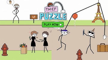 Thief Puzzle: to pass a level || Max Level‼️All Level Gameplay Android/iOS, New Update Level 21-40