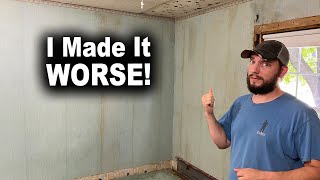 Removing the Last of the 1960's Wood Paneling from My House