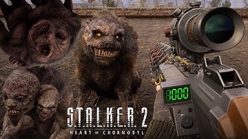 GAUSS GUN vs ALL MUTANTS - S.T.A.L.K.E.R. 2: Heart of Chornobyl