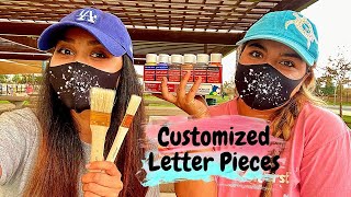 Customized Letter Pieces