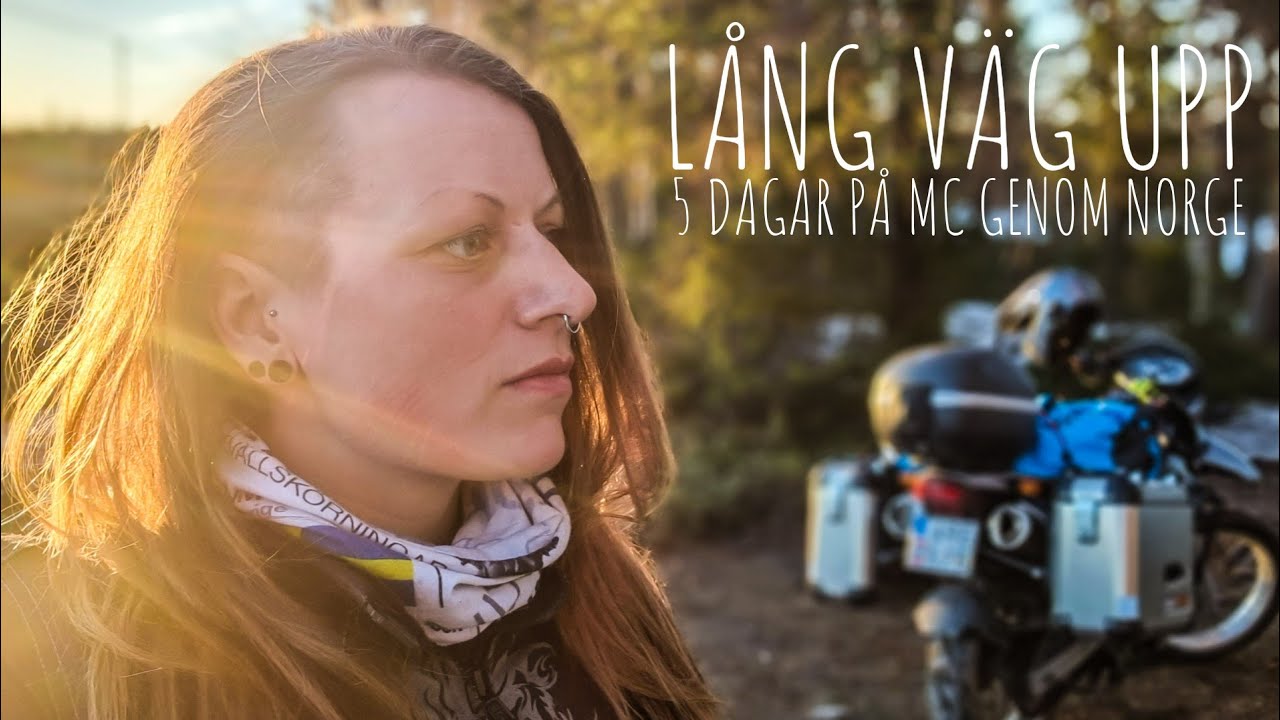LÅNG VÄG UPP | 5 dagar på MC genom Norge | Solo äventyr