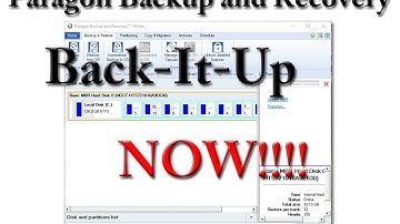 Paragon Backup and Recovery 14 Inside of Windows 10