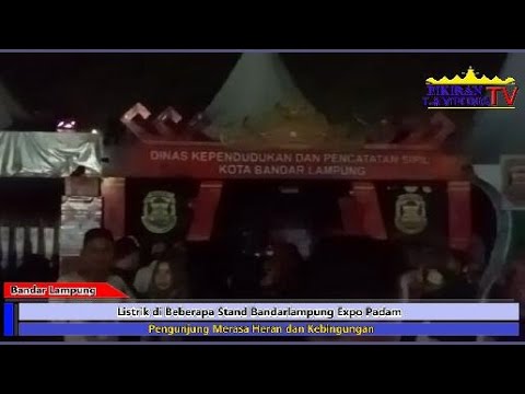 Listrik di Beberapa Stand Bandar Lampung Expo Padam, Pengunjung Kebingungan