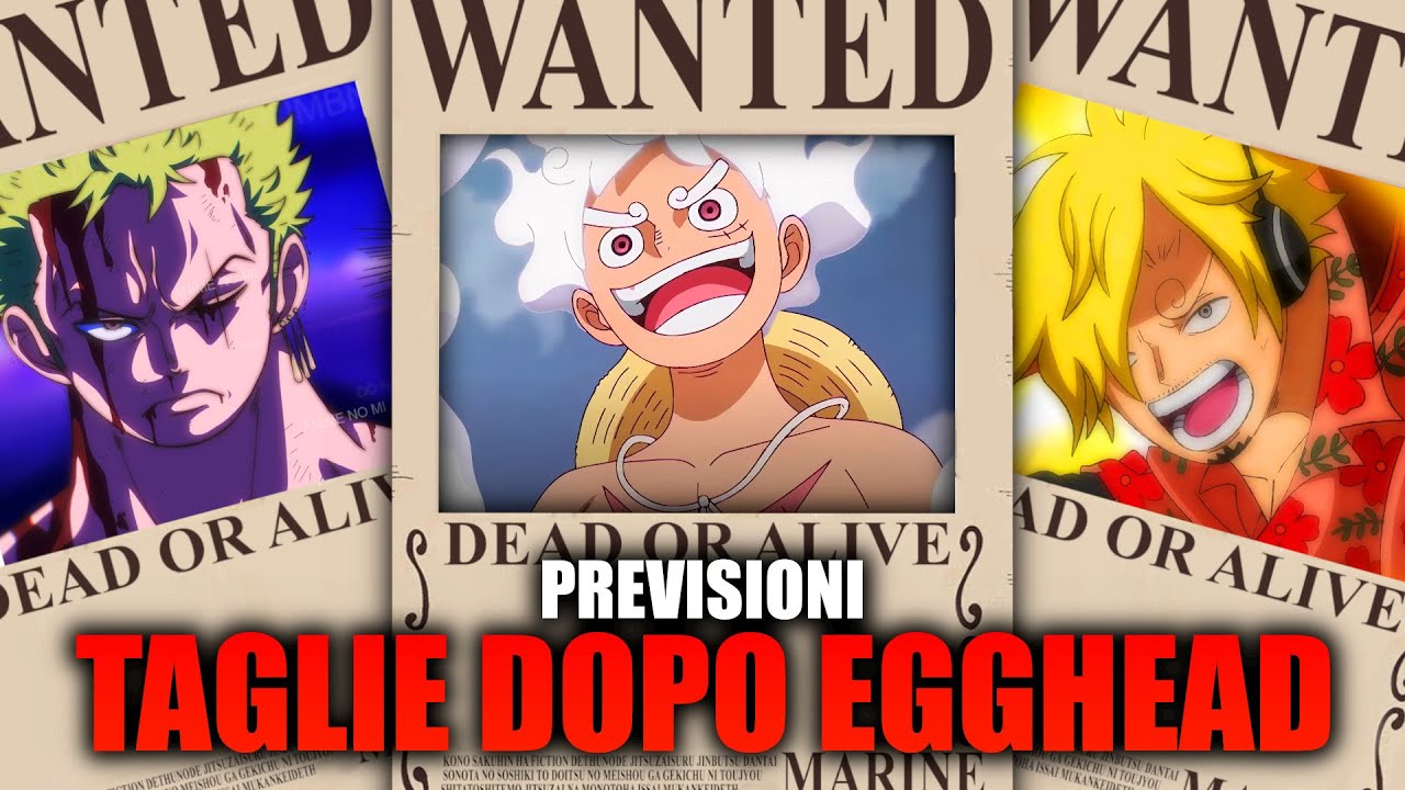 LE TAGLIE DEI MUGIWARA DOPO EGGHEAD SPIEGATE (Perchè aumenteranno) | ONE PIECE