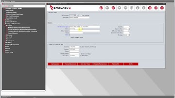 Redthorn MRP - Training Video - Machine Centre Creation