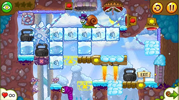 Level 4-21, Winterverhaal | Snail Bob 2 | Walkthrough, Gameplay, Zonder Commentaar