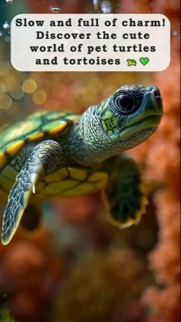 Did you know turtles have unique personalities? 🐢✨
