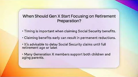 When Should Gen X Start Focusing on Retirement Preparation? | The Gen X Rewind News