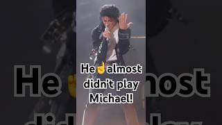 Michael almost looked REAL different