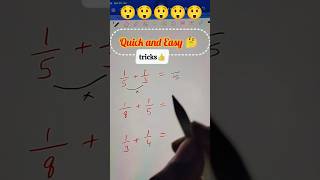 🚀 Quick and Easy Mixed Number Addition Tricks 👍📔 #shorts #mathematics #mathtricks