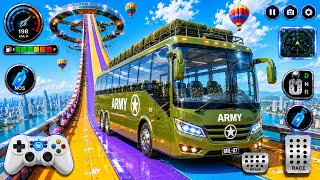 🚌 Impossible Bus Mega Ramp Stunts 🚍🔥 | Crazy Sky Ramp Bus Driving Simulator 2026 | Android Gameplay screenshot 3