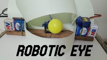 DIY Robotic Eye | Making Robotic/Animatronic Eye With Arduino & Servo Motors